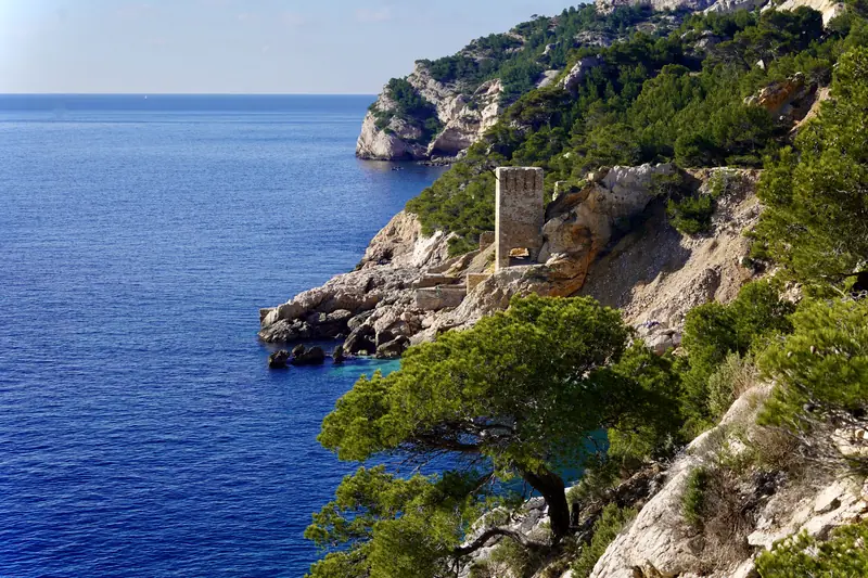 Calanques between Marseille and Cassis