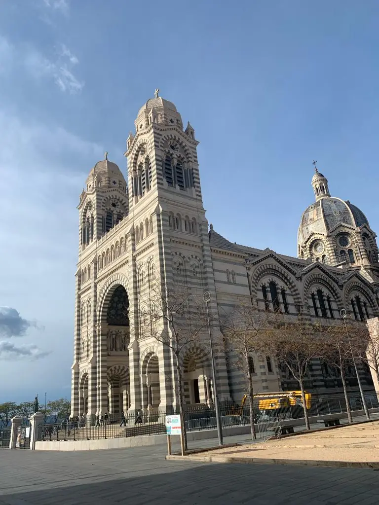The Cathédrale de la Major, the first monument you reach on foot from the cruise shuttle stop