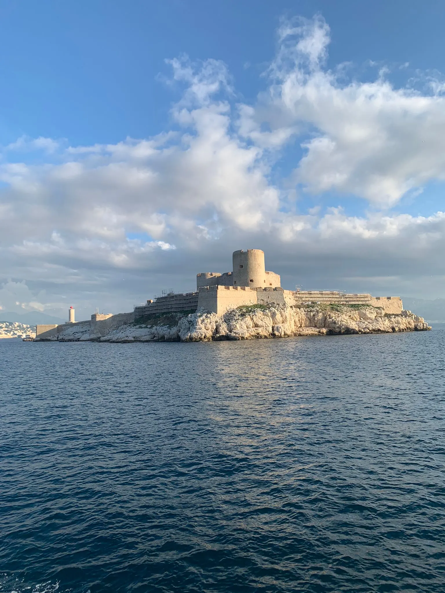 The Château d'If, built between 1524 and 1531 to defend the harbour