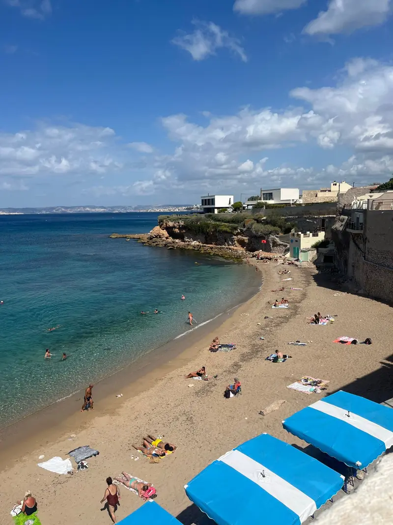 Plage des Catalans, the city beach